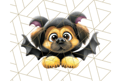 Halloween Animals in Costumes Clipart PNG, Cute Pets Art Product Image 4