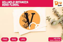 Hillwild Botanica Boho Floral Monogram Product Image 1