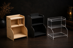 Wooden Shelf Organizer Laser Cut SVG | Product Image 1