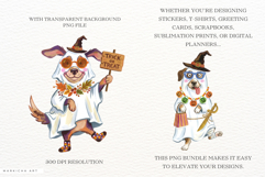Halloween Dog Clipart Product Image 2