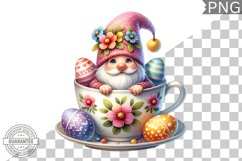 Easter Gnome Sublimation - Clipart PNG Design Product Image 1