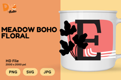 Meadow Boho Floral Monogram Product Image 1