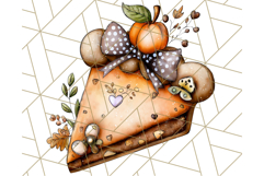Fall Cookie Clipart PNG, Autumn Sweets Pumpkin Cookies Product Image 4