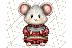 Christmas Animal Clipart, Festive Animals in Holiday Outfits Product Image 4