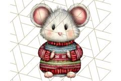Christmas Animal Clipart, Festive Animals in Holiday Outfits Product Image 4