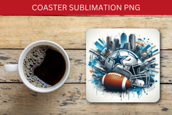 square coaster - american football Product Image 1
