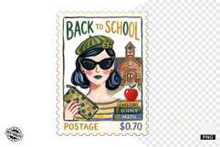 School Postage Stamps Clipart Product Image 1