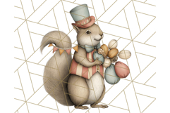 Vintage Carnival Animals Clipart PNG, Retro Circus Elements Product Image 4