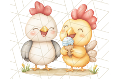 Spring Animal Ice Cream Clipart, Cute Pastel Animal PNG Product Image 4