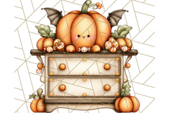 Halloween Fairy House Clipart PNG, Spooky Cottage Art Product Image 4
