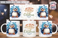 Christmas Mug Wrap Sublimation Funny Quote 3D Wall Animal Product Image 1