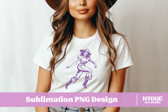 Funny Sarcastic Cowgirl American Women Girl Power PNG DTF Product Image 2