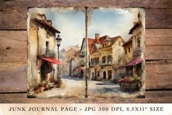 Printable Junk Journal Pages old town 6 Product Image 1