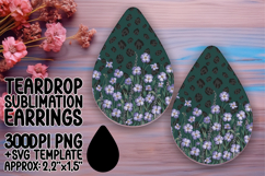 Dynamic Teardrop Design for Sublimation , Leopard Print Product Image 1