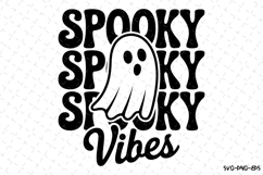 Spooky Vibes Svg | Halloween Svg | Svg Cut Files Product Image 1