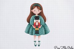 Cute Nutcracker Watercolor Clipart PNG Product Image 1