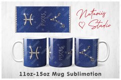 PISCES Diamond Zodiac Mini Bundle - Tumbler, Mug, Coaster Product Image 3