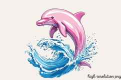 Pink Summer Sublimation Clipart Bundle PNG Product Image 11