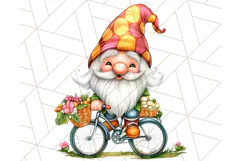 Summer Garden Gnomes Clipart PNG, Summer Country Gnomes Png Product Image 4