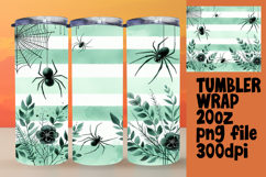 DIY Tumbler Wrap Digital File , Halloween Product Image 1