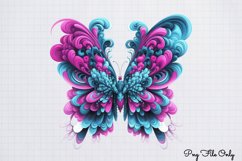 Smoke Butterflies Clipart PNG Product Image 1