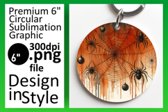 Stylish Round Design for Keychains , Halloween Product Image 1