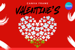 Heart Canva Frame Love Heart Valentine Shape Photo Frame_32 Product Image 1