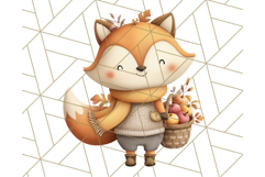 Woodland Autumn Animals PNG Clipart for Fall &amp; Harvest Product Image 4
