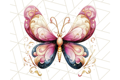 Jewel Toned Butterfly PNG Clipart, Vibrant Butterflies Product Image 4