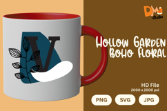 Hollow Garden Boho Floral Monogram Product Image 1
