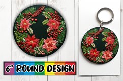 Enchanted Winter 3D Embroidery Ornament Art Product Image 1