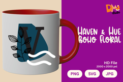Haven &amp; Hue Boho Floral Monogram Product Image 1