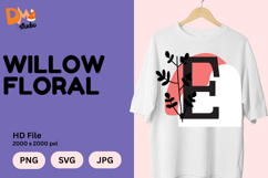 Willow Floral Monogram Product Image 1