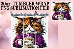 Happy Journeys 20oz tumbler wrap, Grumpy Cat Product Image 1