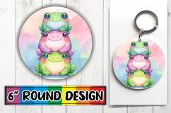 Bright Moments Round Design PNG, Cute Animals Product Image 1