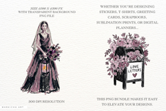 Goth Wedding Night Clipart Product Image 2
