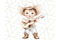 Cowboy Clipart PNG, Kid Western Country Graphic Product Image 4