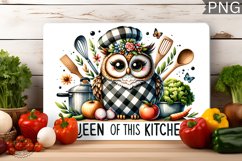 Queen Of This Kitchen - Cutting Board Sublimation Design Product Image 1
