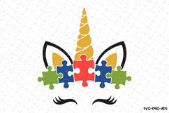 Autism Unicorn SVG Design | Autism | SVG Cut Files Product Image 1