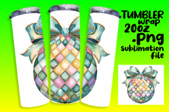 STYLISH 20oz Tumbler Wrap Design , Easter Egg Product Image 1