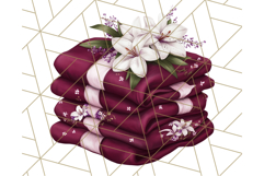 Floral Sewing Clipart PNG Vintage Sewing Elements Needlework Product Image 4
