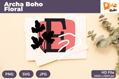 Archa Boho Floral Monogram Product Image 1