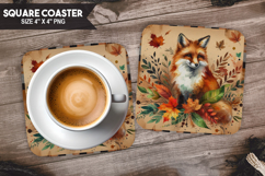 Holiday Themes Square Coaster Bundle, Festive Coaster PNG Product Image 18