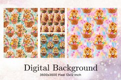 Easter Egg Background Backdrop Wallpaper Wall Art Product Image 1