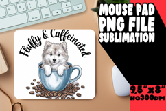 Playful MOUSE PAD Design Magic, Coffee Dog Product Image 1