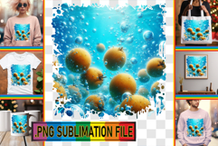 Cozy TSHIRT Art Ideas PNG, 3D Fruits Product Image 1