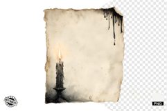 Halloween Goth Old Paper Clipart Product Image 1