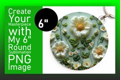 Whimsical 3D Embroidered Ornament Sublimation Product Image 1