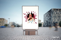 Paint Splatter Canva Frames | Editable | Easy to use Product Image 3