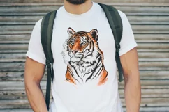 Tiger #2 PNG Sublimation, Tiger face png, Tiger head png Product Image 2